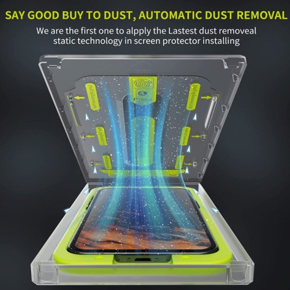 WSKEN Premium Screen Protector For iPhone 14 PRO 6.1" Clear 2 Pack - Picture 3 of 3